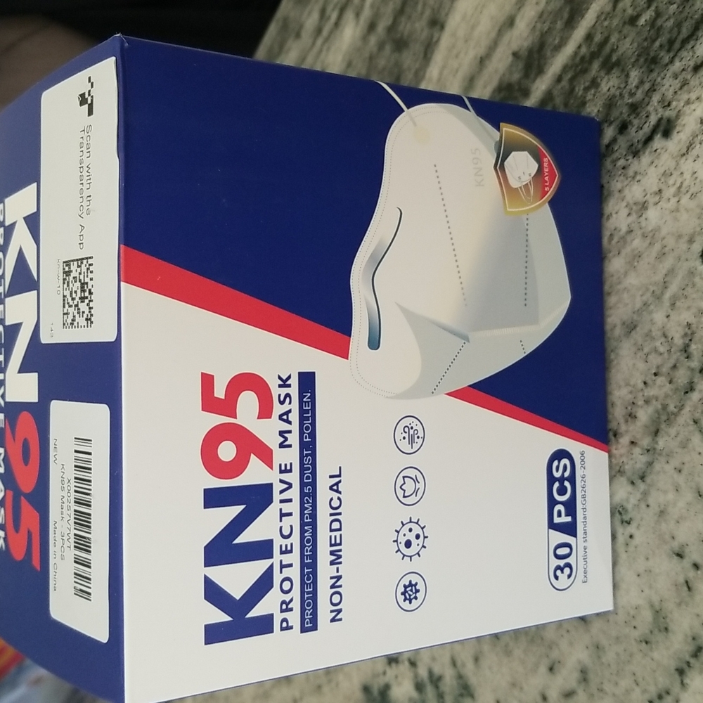 KN95 Masks, Adult Size, Box of 23